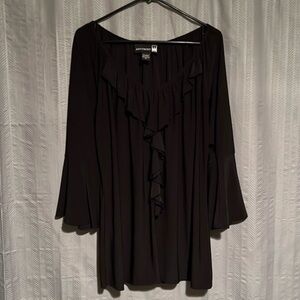 Antthony Ruffled V-Neck Top